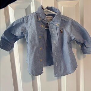 Ralph lauren baby button up 3 month